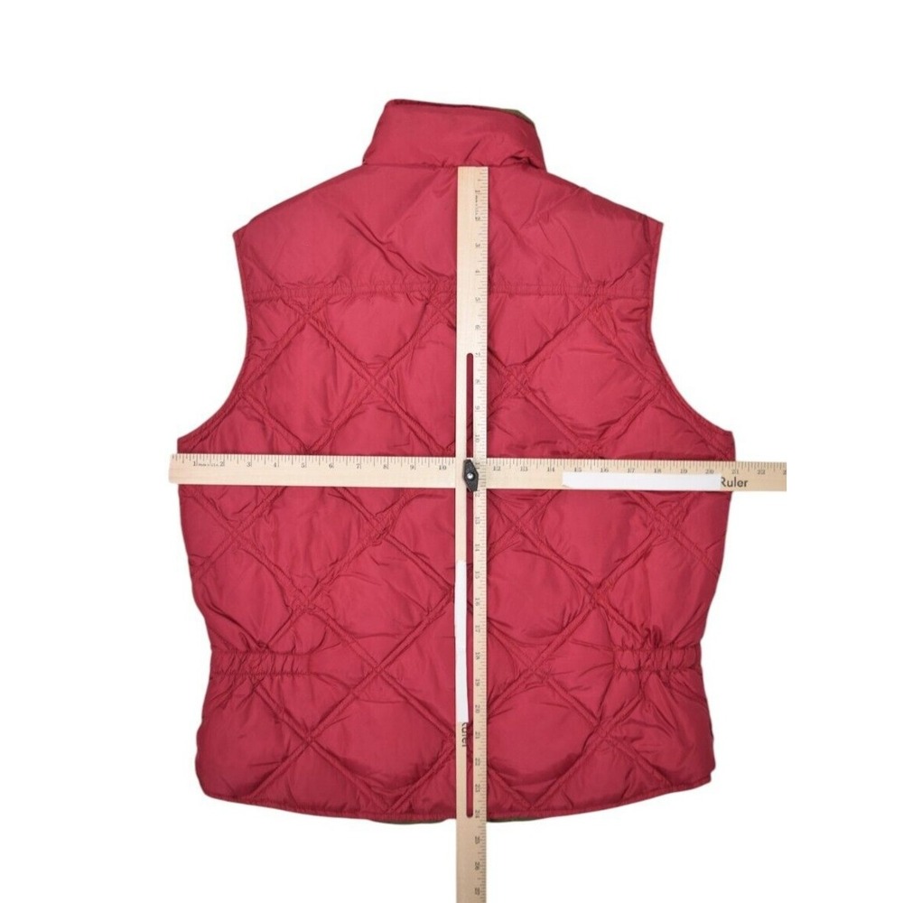 Vintage Eddie Bauer Vest Womens Medium Quilted Puffer Down Insulated Jacket - Picture 7 of 7